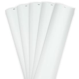 LEVOLOR 13-Pack 3.5-in White Plastic Door Vertical Vanes (Actual: 3.5-in x 84-in)