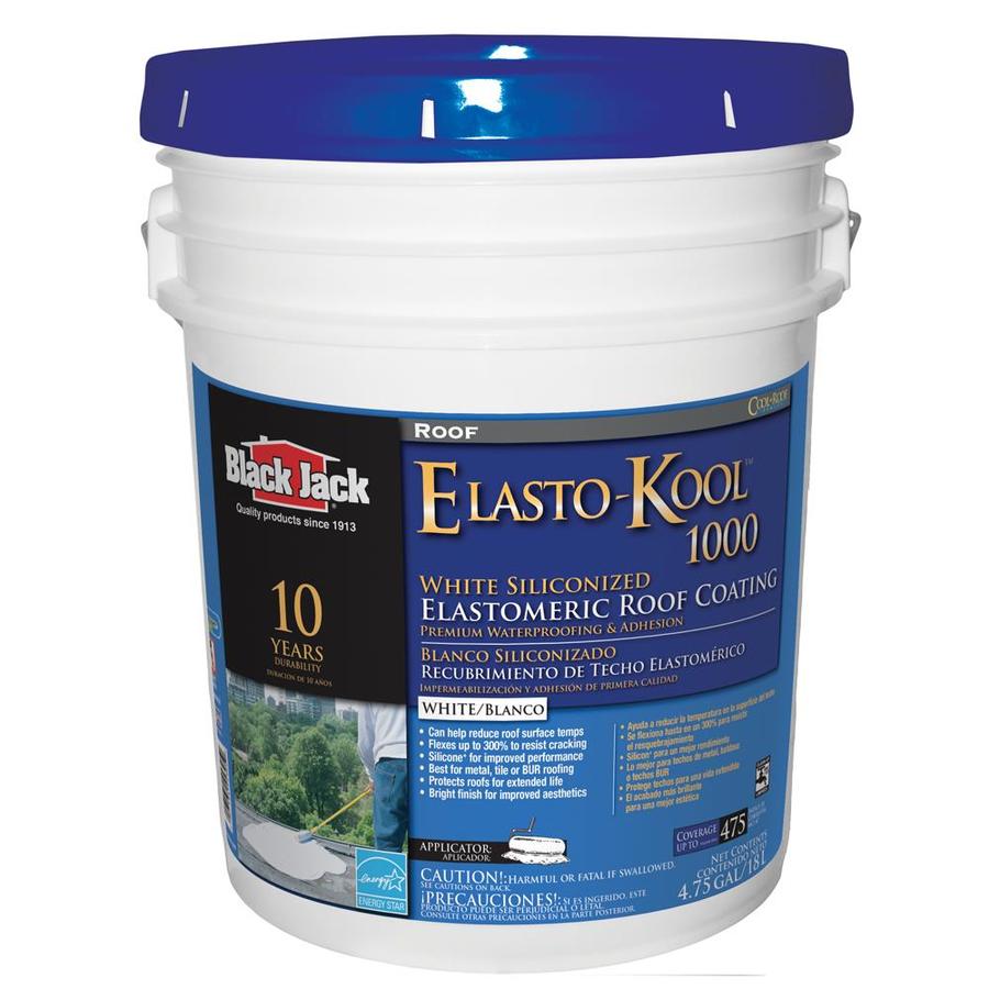 Black jack ultra roof 1000 white siliconized elastomeric roof coating