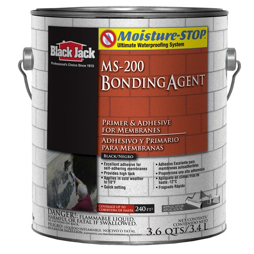 BLACK JACK 3.6Quart Black Primer/Adhesive Foundation Coating at
