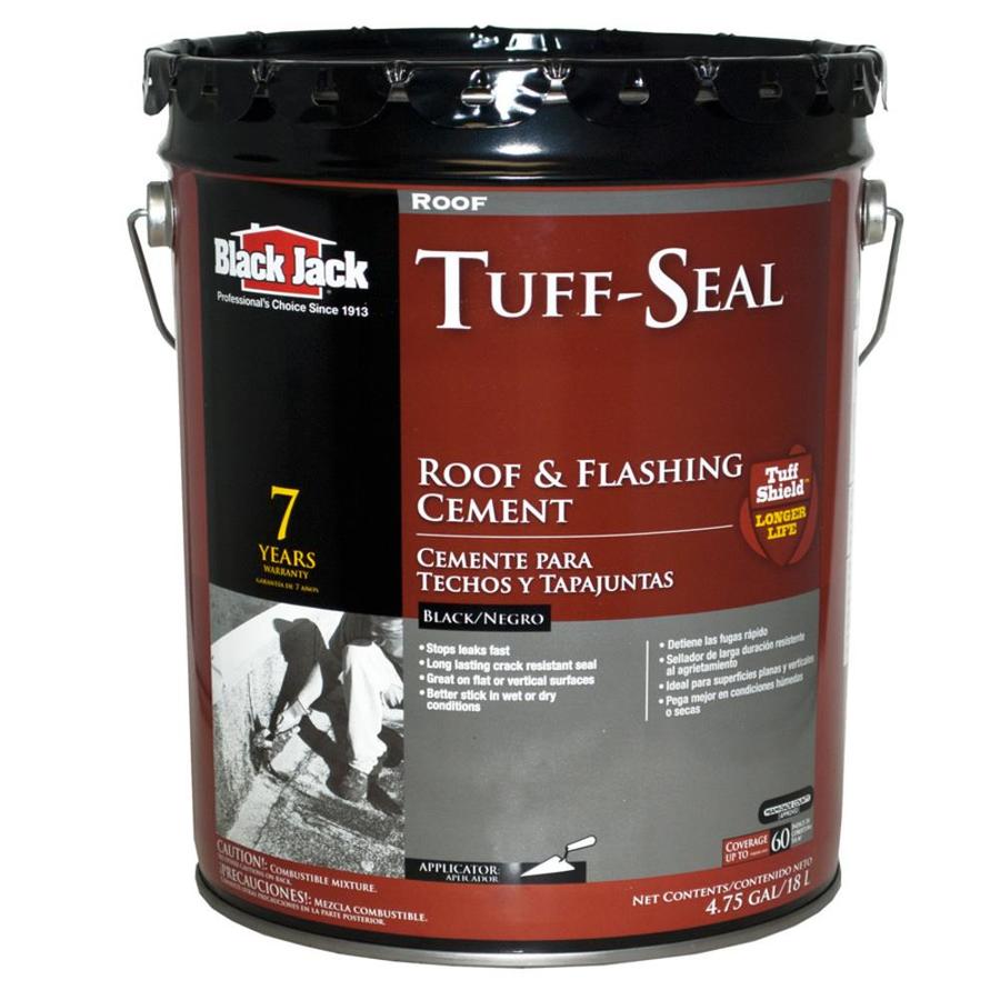 BLACK JACK 4.75-Gallon Fibered Waterproofer Cement Roof Sealant at