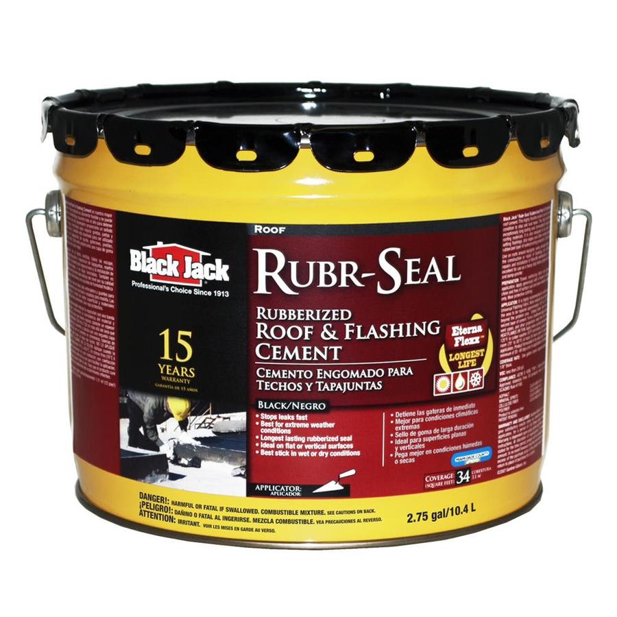 BLACK JACK 2.75Gallon Waterproofer Cement Roof Sealant at