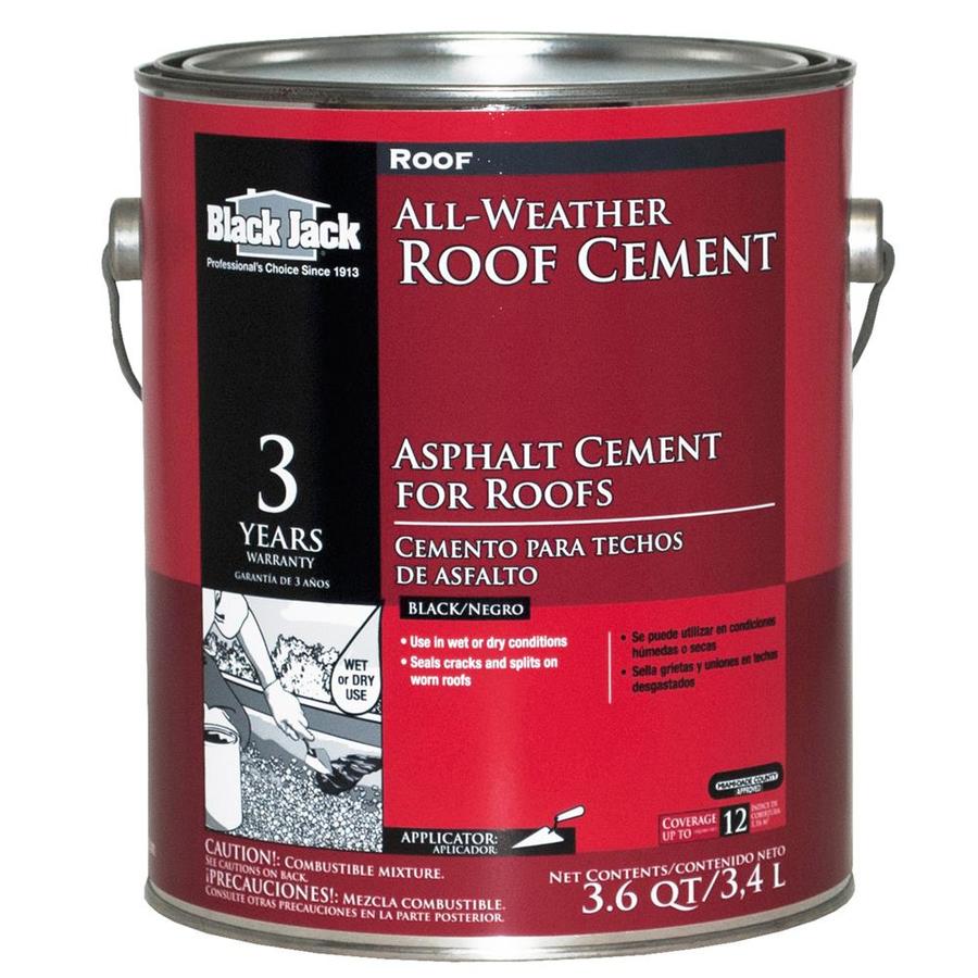 Black Jack 3 6 Quart Fibered Waterproofer Cement Roof Sealant At