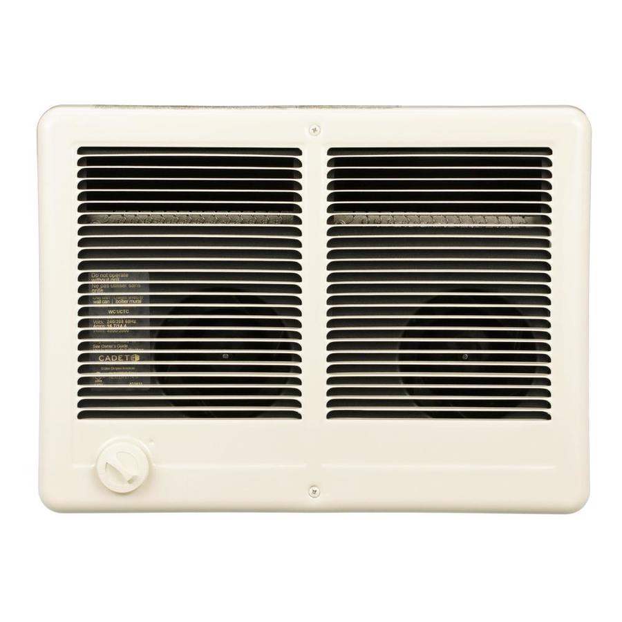 Cadet Com-Pak Twin 3000 Heater fan Heater (14.5-in L x 11.25-in H Grille)  at Lowes.com