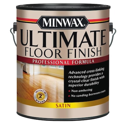 Minwax Ultimate Floor Finish Satin Water Based Polyurethane