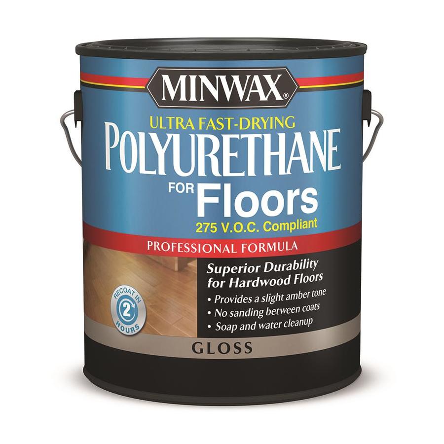 Minwax Floor Gloss Water-Based Polyurethane (Actual Net ...