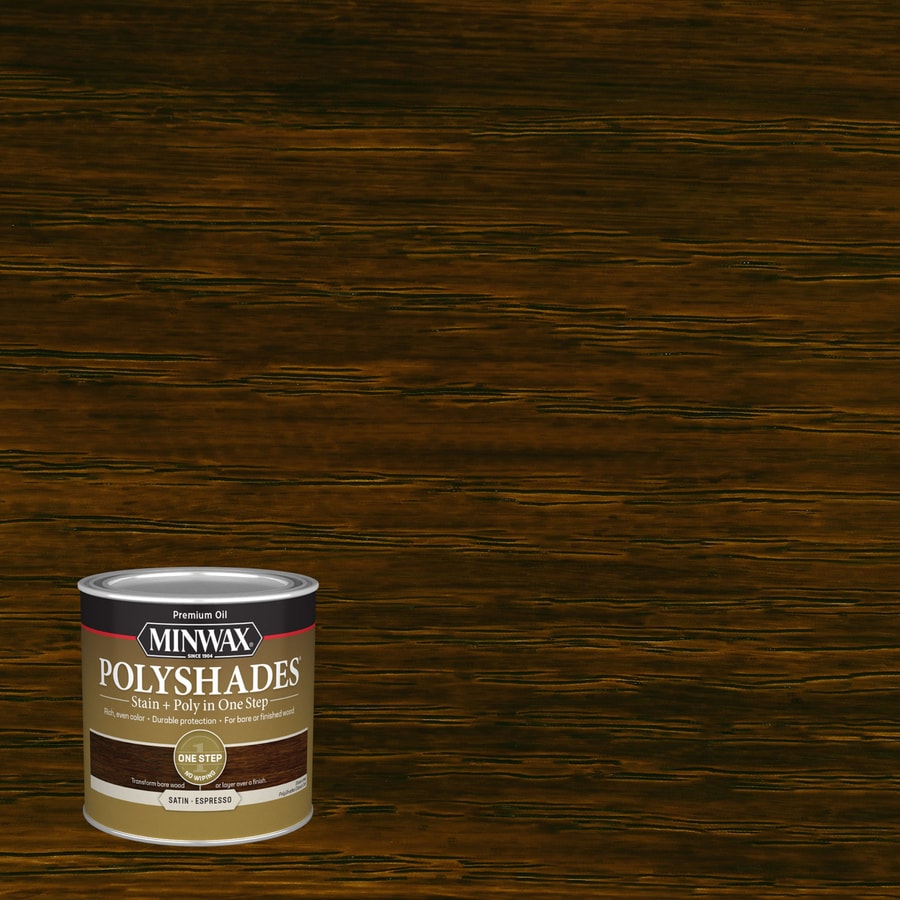 Minwax PolyShades Espresso Oil-based Interior Stain (Actual Net