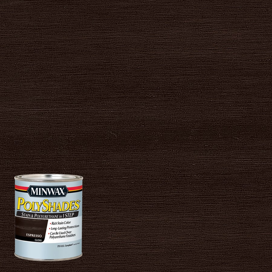Minwax PolyShades Espresso Oilbased Interior Stain (Actual Net Contents 8fl oz) at