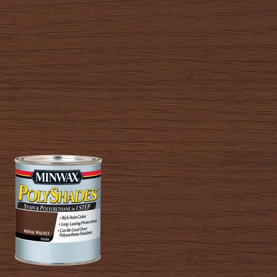 Minwax Polyshades Royal Walnut Actual Net Contents 32 Fl Oz In The Interior Stains Department At Lowes Com