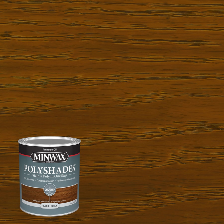 Minwax PolyShades Honey Oil-based Interior Stain (Actual Net Contents ...