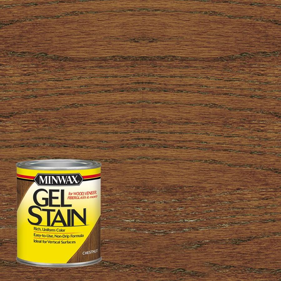 Minwax Gel Stain Oil-Based Chestnut Semi-Transparent Interior Stain  (1-Quart) at