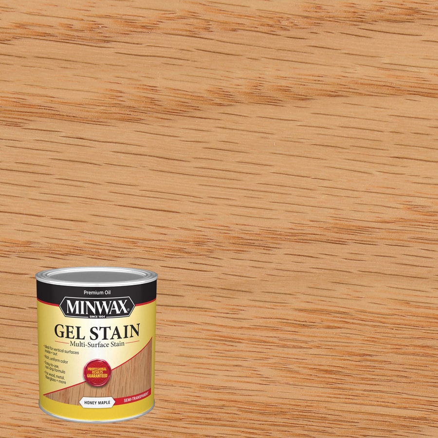 Minwax Pre Tinted Honey Maple Gel Interior Stain Actual Net