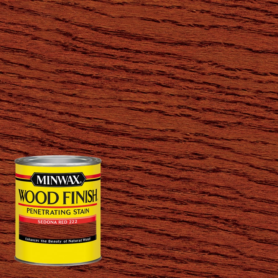 Minwax Wood Finish Sedona Red Oil-based Interior Stain (Actual Net ...