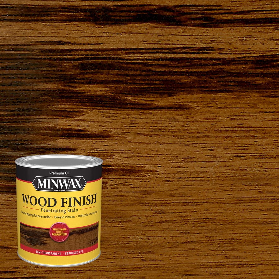 Minwax Wood Finish Espresso Oil Based Interior Stain Actual Net