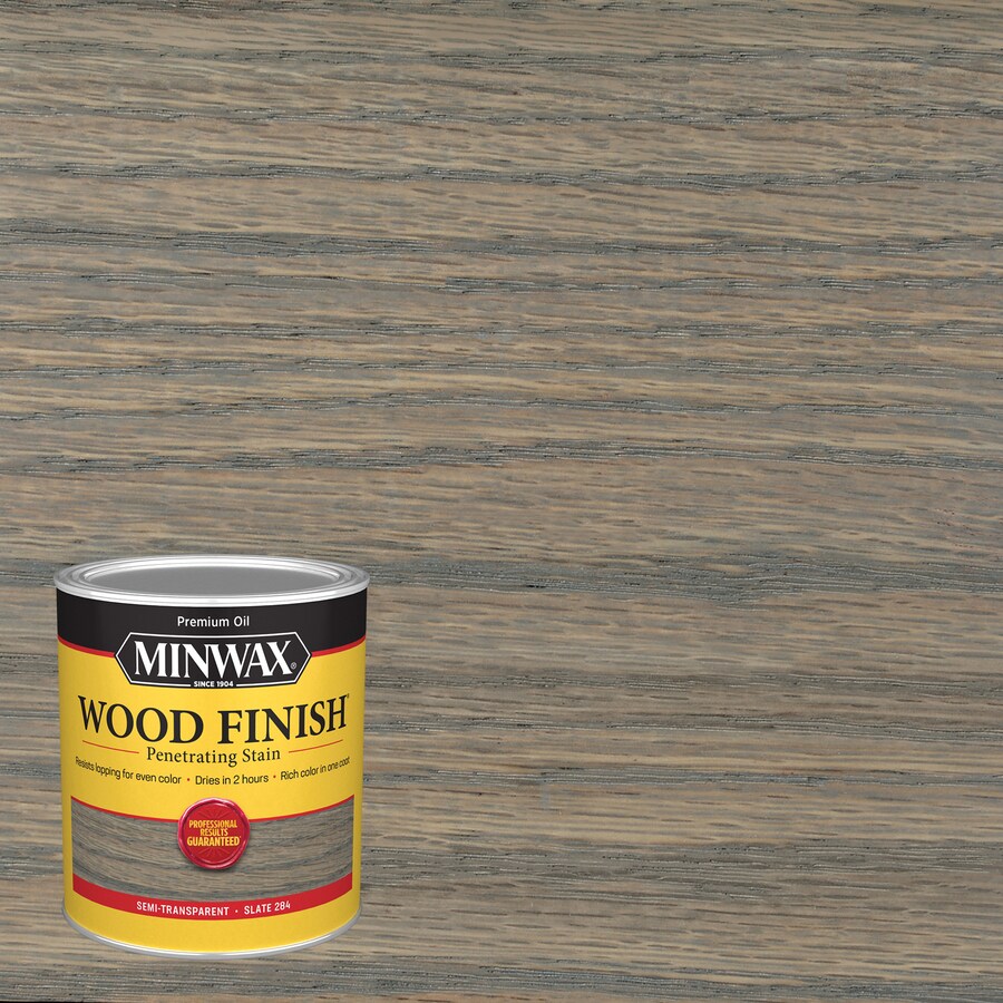 Minwax Wood Finish Oil-Based Stain Slate Interior Stain ...