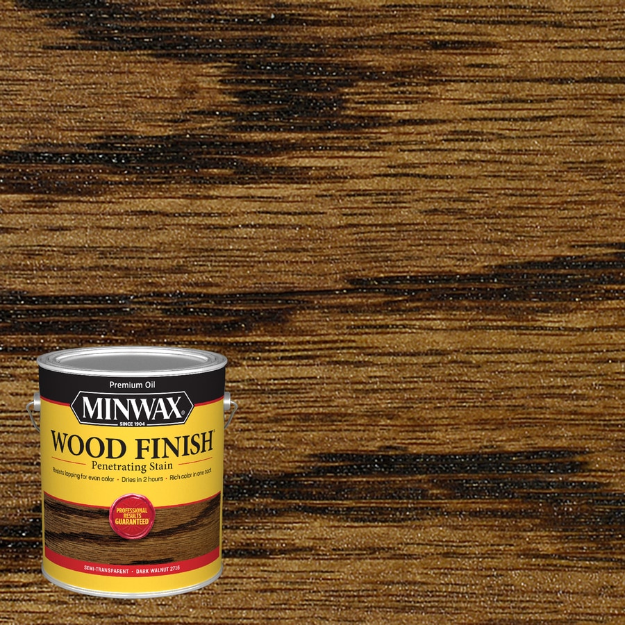 Minwax Wood Finish Satin Dark Walnut Oilbased Interior Stain (Actual