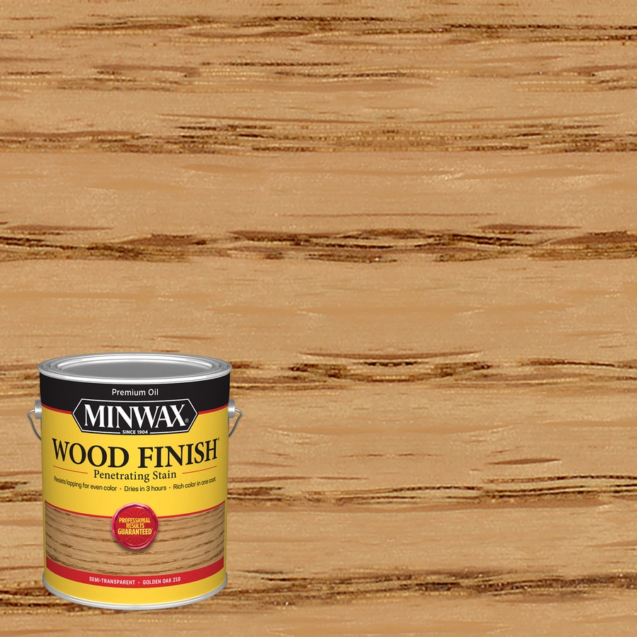 Minwax Wood Finish Satin Golden Oak Oilbased Interior Stain (Actual