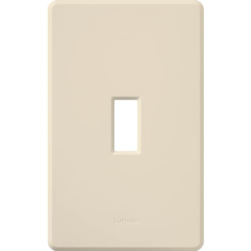 Lutron Fassada 1Gang Light Almond Single Toggle Screwless Standard