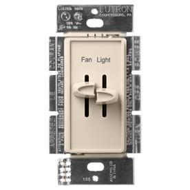 Lutron Skylark 3-speed 1.5-Amp Light Almond Slide Fan Control