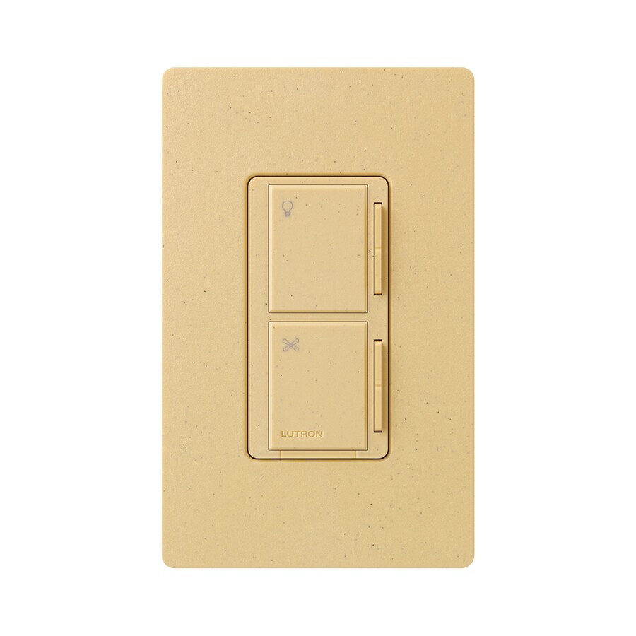 Lutron MA-ALFQ35-GS Maestro 1-Amp 300-Watt Goldstone 3-Way CFL/LED Digital Combination Ceiling Fan and Light Control