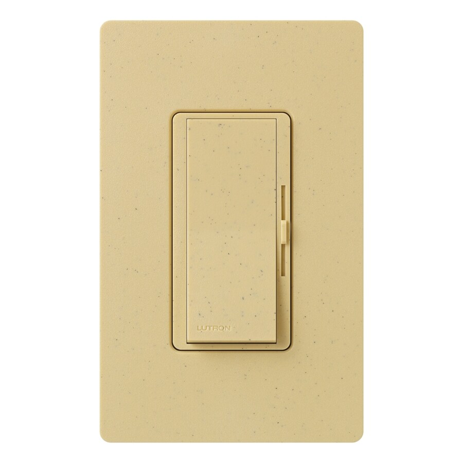 Lutron Diva SinglePole Goldstone Rocker Light Dimmer in the Light Dimmers department at