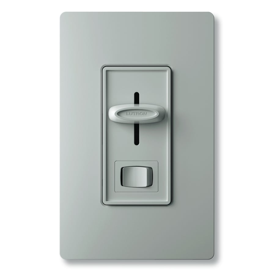 Lutron Skylark 1000 Watt Single Pole Gray Dimmer At