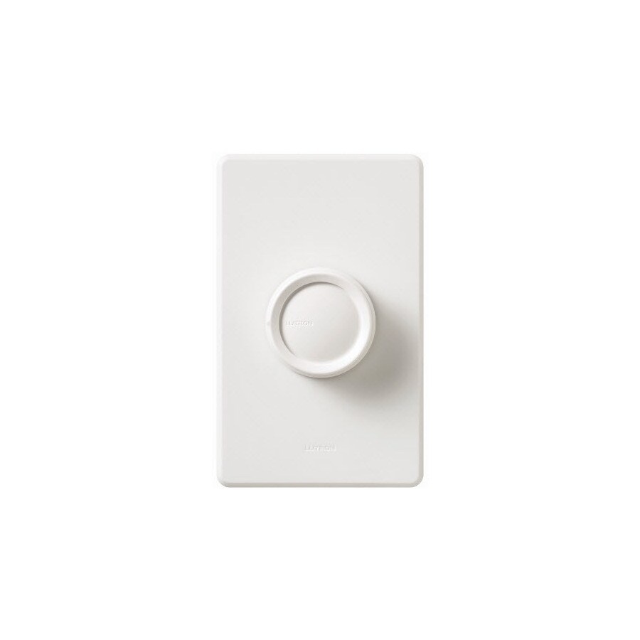 Lutron Rotary 5 Amp 600 Watt White Slide Ceiling Fan Control Lutron Rotary 5 Amp 600 Watt White Slide Ceiling Fan Control