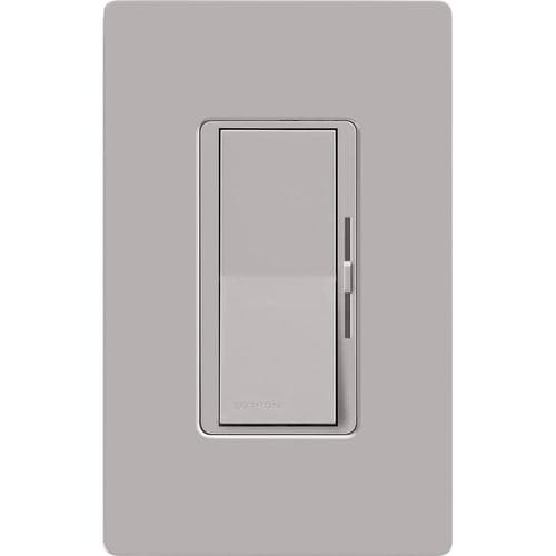 Lutron Diva SinglePole/3Way Gray Rocker Light Dimmer in the Light