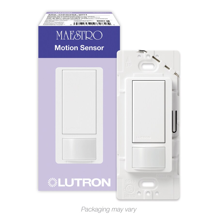 lutron motion sensor light switch manual