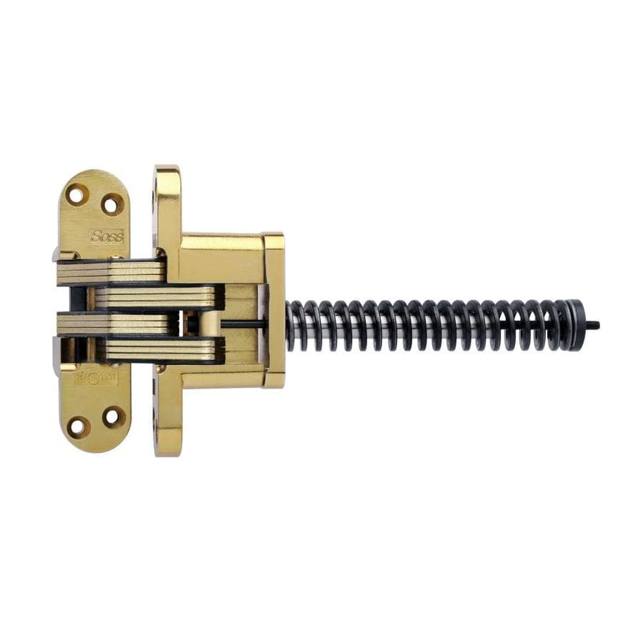 SOSS 220IC 5-1/2-in Satin Brass Mortise Concealed Door Hinge In The ...