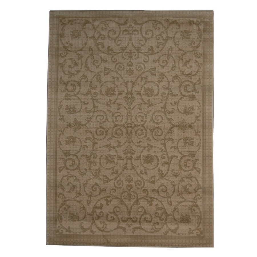 Orian Rugs 3'11" x 5'5" Bisque Iron Gate Area Rug at
