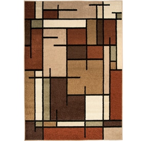 Rugs At Lowes Allen Roth Addington Rectangular Indoor Machine Made Area Rug