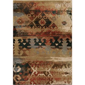 At Lowes Orian Rugs Zodiac Brown Indoor Lodge Area Rug Common 5 X 8 Actual
