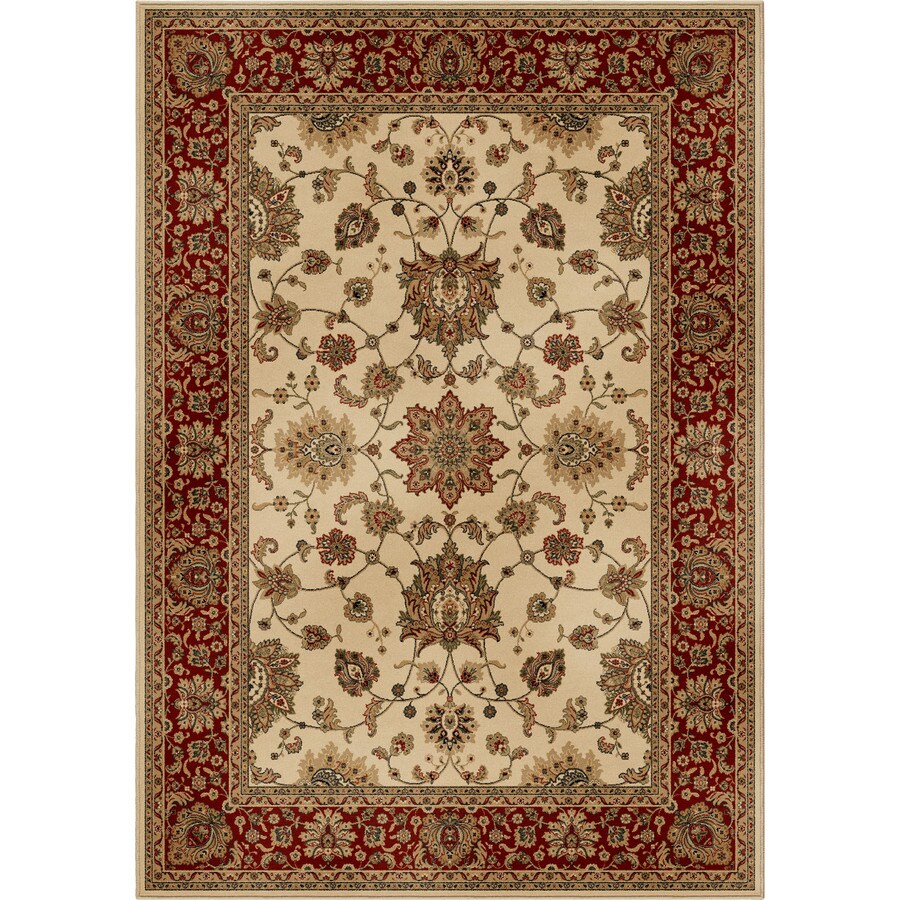 Orian Rugs Orwell 5 X 8 (ft) Ivory Border Area Rug at Lowes.com