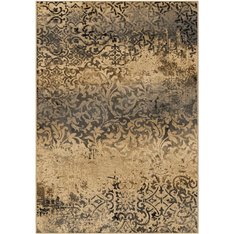 Orian Rugs Parched Scroll Beige Indoor Nature Area Rug Common Orian Rugs Parched Scroll Beige Indoor Nature Area Rug Common 8 X 11