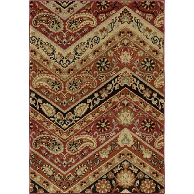 Orian Rugs Chevron Paisley Multi Indoor Area Rug Common 5 X 8