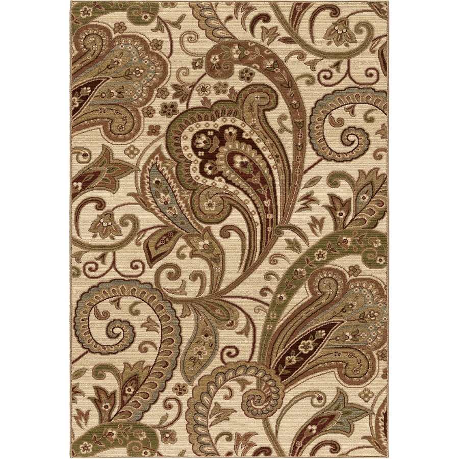 Orian Rugs Hawthorn Beige Indoor Nature Area Rug 5 x 8; Actual