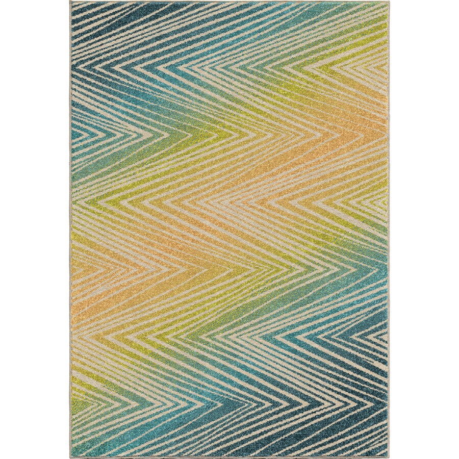 Shop Orian Rugs Ople Chevron Indoor/Outdoor Novelty Area Rug (Common ... Shop Orian Rugs Ople Chevron Indoor/Outdoor Novelty Area Rug (Common ...