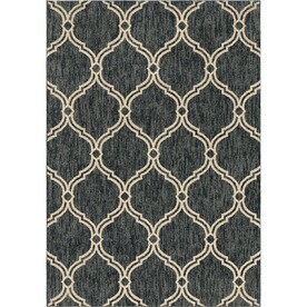 At Lowes Orian Rugs Parisian Tiers Blue Indoor Oriental Area Rug