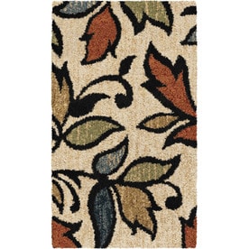 allen + roth Bressay Off-White Indoor Nature Throw Rug (Common: 2 x 4; Actual: 2-ft W x 4-ft L)