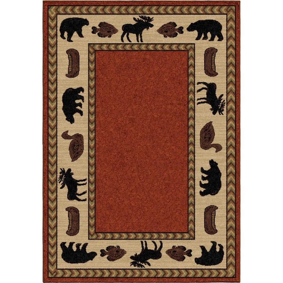 Orian Rugs Camp Creek Rawhide Indoor Lodge Area Rug 8 x 10