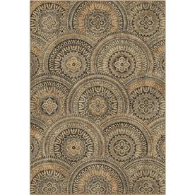 Rugs At Lowes Allen Roth Mallon Denim Indoor Area Rug Common 5 X 8 Actual