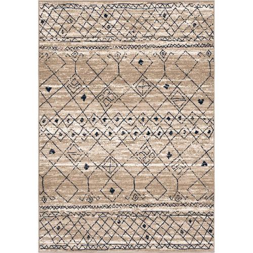 Orian Rugs Farmhouse Gabbeh Field 8 x 11 Faded Driftwood Indoor/Outdoor