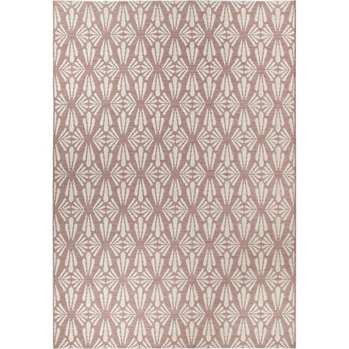Orian Rugs Jersey Home She Sells Seashells 5 x 8 Blush Indoor/Outdoor