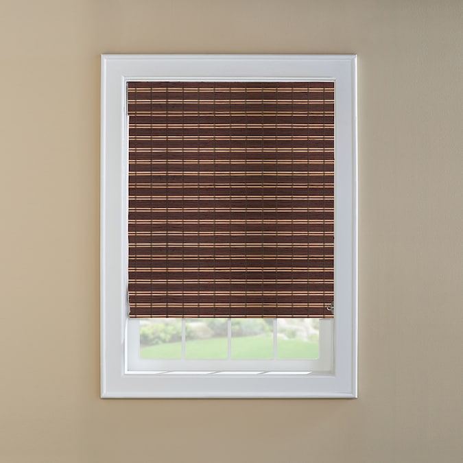 Custom Size Now By Levolor 60 In Tatami Light Filtering Roman Shade In The Window Shades Department At Lowes Com