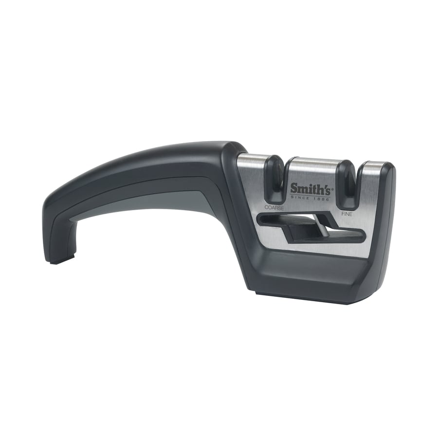 Smith's Black Manual Pull-Through Knife Sharpener in the Kitchen Tools  department at