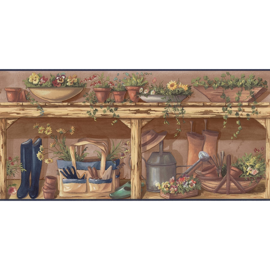 allen + roth LW1341078 10.25-in Prepasted Wallpaper Border