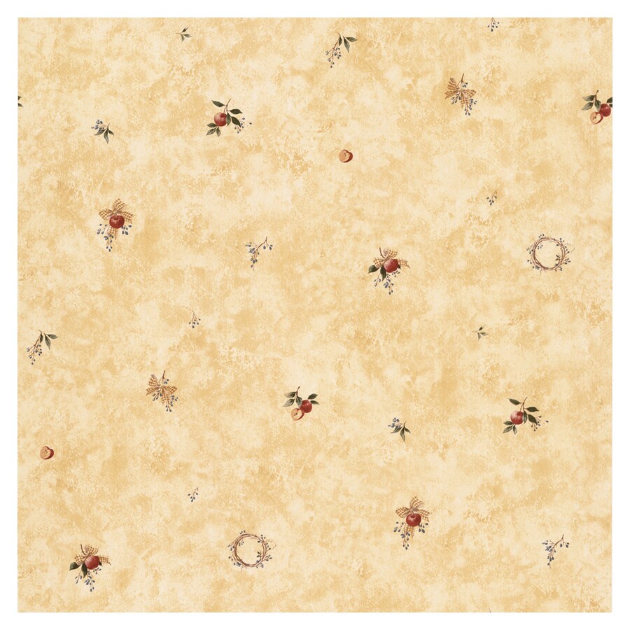 Waverly LW1340382 Red Fruit Mini Print Wallpaper
