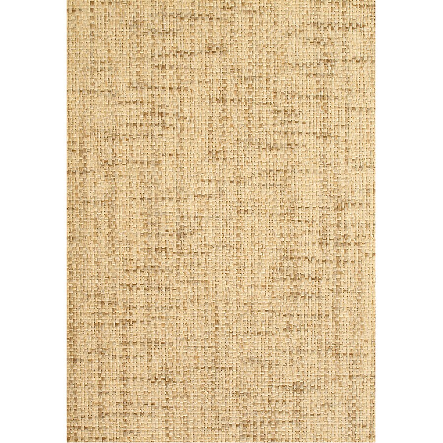 Waverly Brown Grasscloth Unpasted Textured Wallpaper at