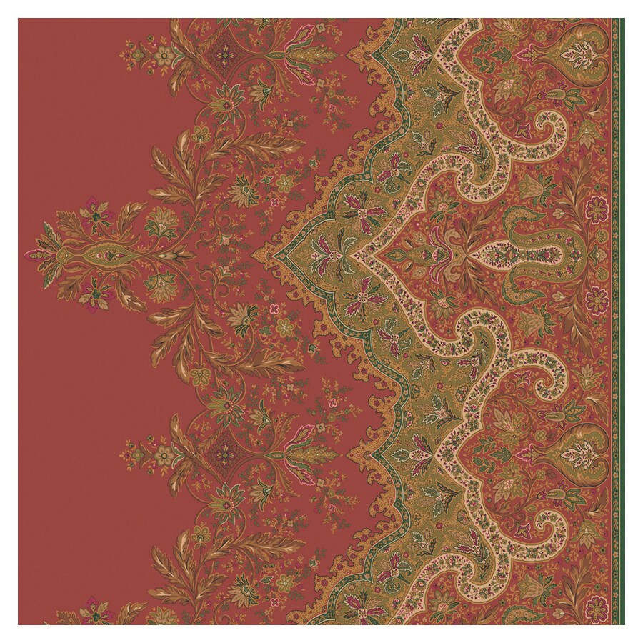 allen + roth Paprika Paisley Panel at Lowes.com
