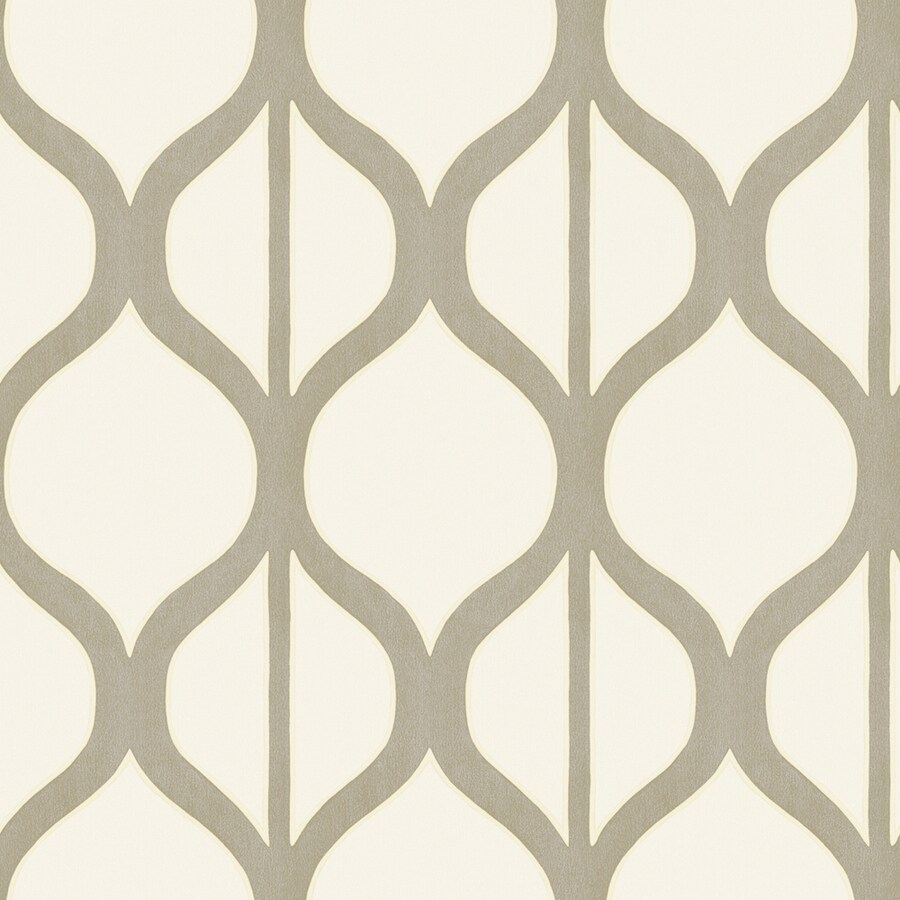 allen + roth 30.75-sq ft Grey Vinyl Textured Plaid 3D Self